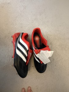 Adidas Predator Precision Elite Black White Red FG Boots - UK 9.5 for sale on Ebay