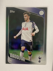 TOPPS UCC FLAGSHIP 25/26 JAMES MADDISION TOTTENHAM BLACK FOIL 3/10. for sale on Ebay