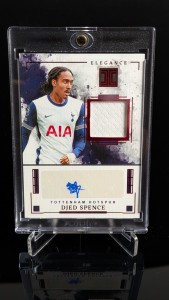 Djed Spence 2024-25 Panini Impeccable EPL Elegance Patch Auto Tottenham 52/75 for sale on Ebay