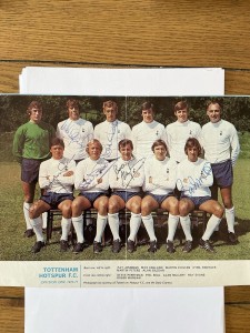 TOTTENHAM HOTSPUR Magazine Team Picture 1970/1 Signed By 7. for sale on Ebay