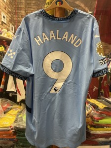  match issued haaland football shirt Manchester City EPL 24/25 COA INCLUDED for sale on Ebay