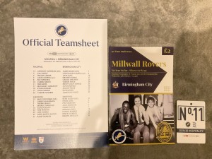 Millwall V Birmingham  programme ,team sheet & badge 25/02/2026 PLUS EXTRAS X5 for sale on Ebay