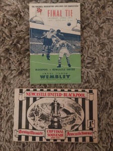 BLACKPOOL v NEWCASTLE UNITED FA Cup Final Match Day Program and souvenir 1951 for sale on Ebay