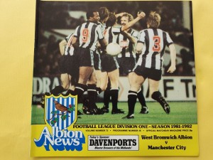 21/4/1982 West Bromwich Albion v Manchester City Football Programme; Division 1 for sale on Ebay