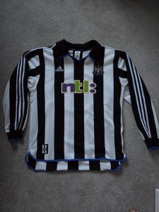 Newcastle United 2000/2001 Long Sleeve Home Shirt Vintage Original Adidas XL for sale on Ebay