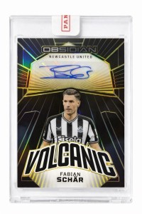 Fabian Schar Obsidian Yellow /10 Auto 🔥 Newcastle United ￼￼￼ for sale on Ebay
