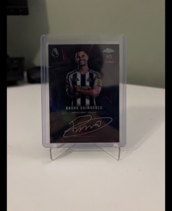 Bruno Guimaraes /5 Auto Zero Hours Chrome Newcastle 2026 Topps Premier League for sale on Ebay