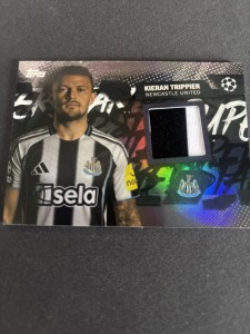 Kieran Trippier Player Worn Relic Topps 2025 UCC Newcastle for sale on Ebay
