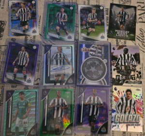 Newcastle United Football Topps Chrome Auto Numbered Insert Bundle Guimaraes for sale on Ebay
