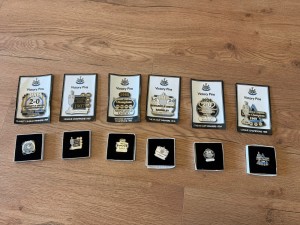 Newcastle United Victory Pins Badges Job Lot 1907 1909 1910 1924 1965  FA Cup for sale on Ebay
