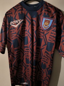 **RARE** West Ham Training Shirt  1995/1996 Season Size M for sale on Ebay