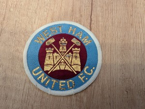 WEST HAM UNITED     OLD SEW ON PATCH UNUSED for sale on Ebay
