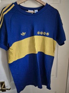 Boca Juniors Adidas Tshirt Number 10. Size Large for sale on Ebay