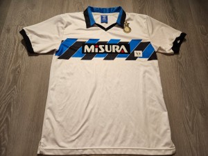 Mens Retro Replicas Internazionale Away football shirt 1990 - 1991 Size L for sale on Ebay