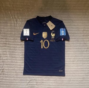 #10 Kylian Mbappe World Cup Final 2022 France Shirt Size Small BNWT for sale on Ebay