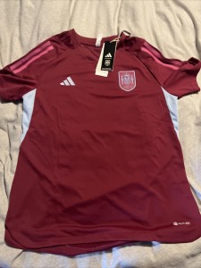 Spain Football Shirt Woman’s Medium  for sale on Ebay