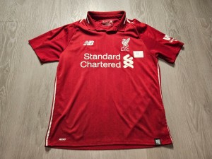 Mens New Balance Liverpool Home football shirt 18/19 Size M for sale on Ebay