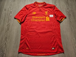 Mens New Balance Liverpool FIRMINO #11 Home football shirt 2016 - 2017 Size M for sale on Ebay