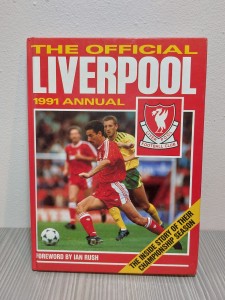 The Official Liverpool Football Club 1991 Annual Hardback Book in Good Condition for sale on Ebay