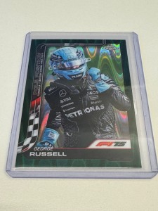 2025 Topps Chrome Formula 1 - George Russell - #119 - Forest Green RayWave /140 for sale on Ebay