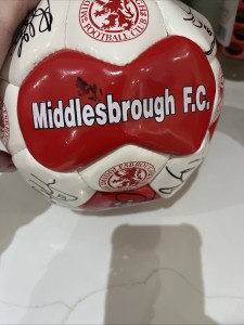 Signed Middlesbrough Fc Football for sale on Ebay