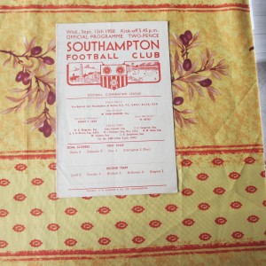 Southampton Res v Ipswich Res Football Combination 1950/1 for sale on Ebay