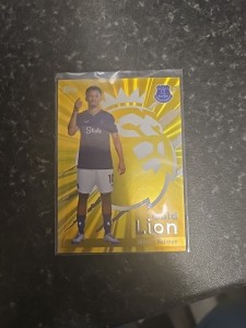 Topps Premier League 2025/2026 Iliman Ndiaye Gold Lion Insert Everton FC for sale on Ebay