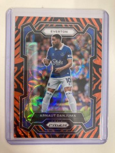 PANINI PL PRIZM - CHOICE 23/24 ARNAUT DANJUMA EVERTON TIGER SSP for sale on Ebay