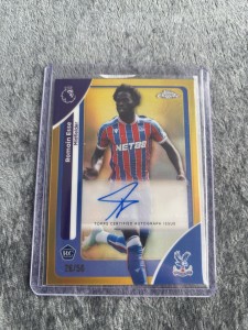 Topps Premier League 2026 Chrome Auto /50 RC Romain Esse Crystal Palace for sale on Ebay