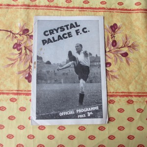 Crystal Palace v Northampton Div 3 South 1946/7  + Insert for sale on Ebay
