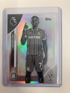 TOPPS PREMIER LEAGUE 2026 ISMAILA SARR CRYSTAL PALACE PARALLEL 46/75 for sale on Ebay