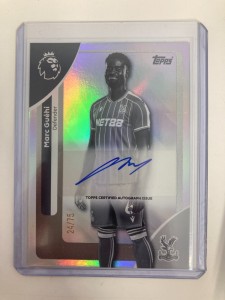 TOPPS PREMIER LEAGUE 2026 MARC GUEHI CRYSTAL PALACE AUTO 24/75. for sale on Ebay