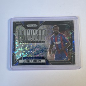 2024/25 Panini Prizm Jeffrey Schlupp AUTO 1/1 One Of One Crystal Palace for sale on Ebay
