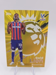 Topps Gold Lion Eberechi Eze Crystal Palace Insert for sale on Ebay