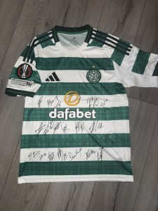 Celtic Fc Squad Signed Europa League Football Shirt With COA for sale on Ebay