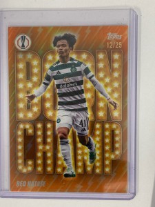 TOPPS UCC FLAGSHIP 25/26 REO HATATE CELTIC BORN CHAMP 12/25. for sale on Ebay