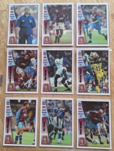 VINTAGE FUTERA FANS SELECTION 1998 - ASTON VILLA - COMPLETE 90 CARD SET for sale on Ebay
