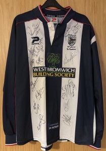 2000-1 Fully Signed West Bromwich Albion Long Sleeve Player Issue Home Shirt for sale on Ebay