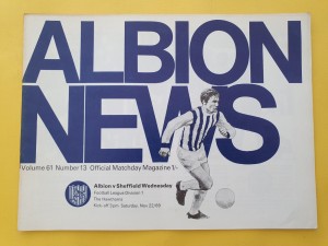 22/11/1969 West Bromwich Albion v Sheffield Wednesday Football Programme; Div 1 for sale on Ebay