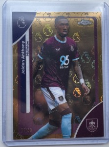 Topps Chrome Logofractor - Burnley - Loum Tchouna & Jaidon Anthony /50 for sale on Ebay