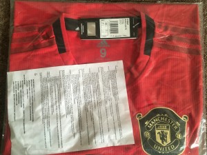 MANCHESTER UNITED PLAYER ISSUE ADIDAS HOME SHIRT 2019/20 SIZE 9 BRAND NEW for sale on Ebay