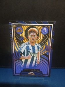 Lewis Hall Newcastle United Topps Gold Premier League 25/26 for sale on Ebay
