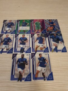 Iliman Ndiaye Auto/99 Topps Chrome Premier League 2026 Everton Bundle for sale on Ebay