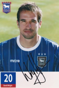 David Wright [Ipswich Town] Signed 6x4 Colour Photo for sale on Ebay