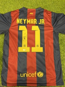 Neymar Jr Hand Signed Barcelona Football Shirt Beckett Authentication  for sale on Ebay