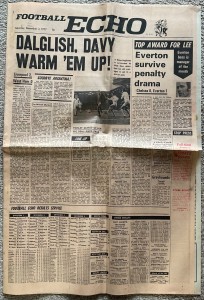 Football Echo - Liverpool 2 West Ham 0, Chelsea 0 Everton 1 - Dec 3rd 1977 for sale on Ebay