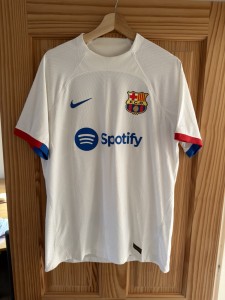 Barcelona Away Shirt 23/24 LARGE Match Player Shirt Nike for sale on Ebay