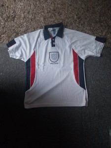 England 1998 Home Score Draw Retro Football Jersey Shirt Mens Medium L for sale on Ebay