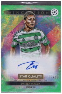 Daizen Maeda Auto /99 2024-25 Topps Inception UCC Celtic FC for sale on Ebay