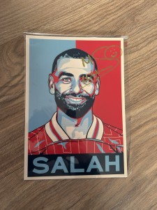 Hand Signs Mohamed Salah Liverpool FC for sale on Ebay
